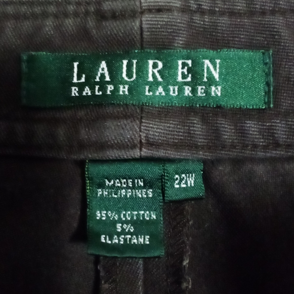 LRL Lauren Ralph Lauren Dress Pants Dark Brown Size 22W - Picture 4 of 10